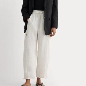 Everlane THE CARGO CURVE PANT IN LINEN